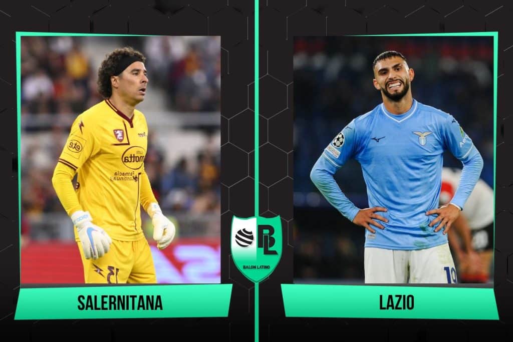 Alineaciones de Salernitana vs. Lazio