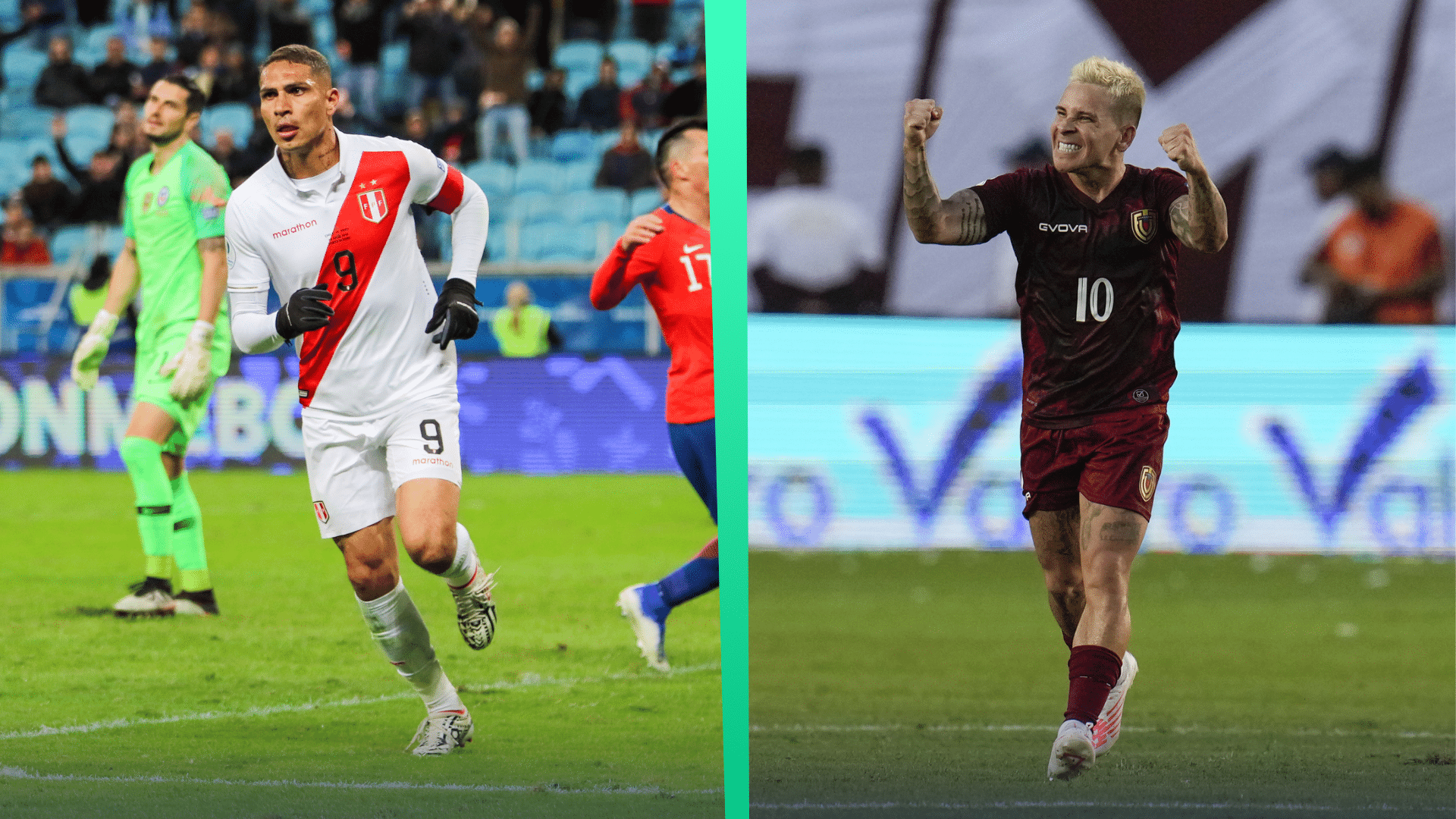 historial entre Per&uacute; y Venezuela