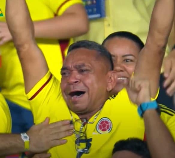 El padre de Luis Díaz celebra emocionado | Cortesía: Twitter