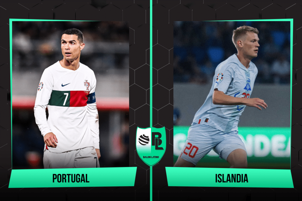 Alineaciones de Portugal vs. Islandia