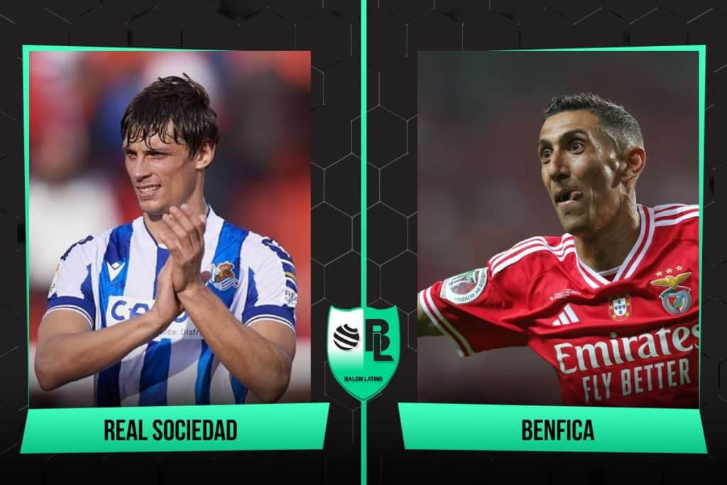Alineaciones de Real Sociedad vs Benfica