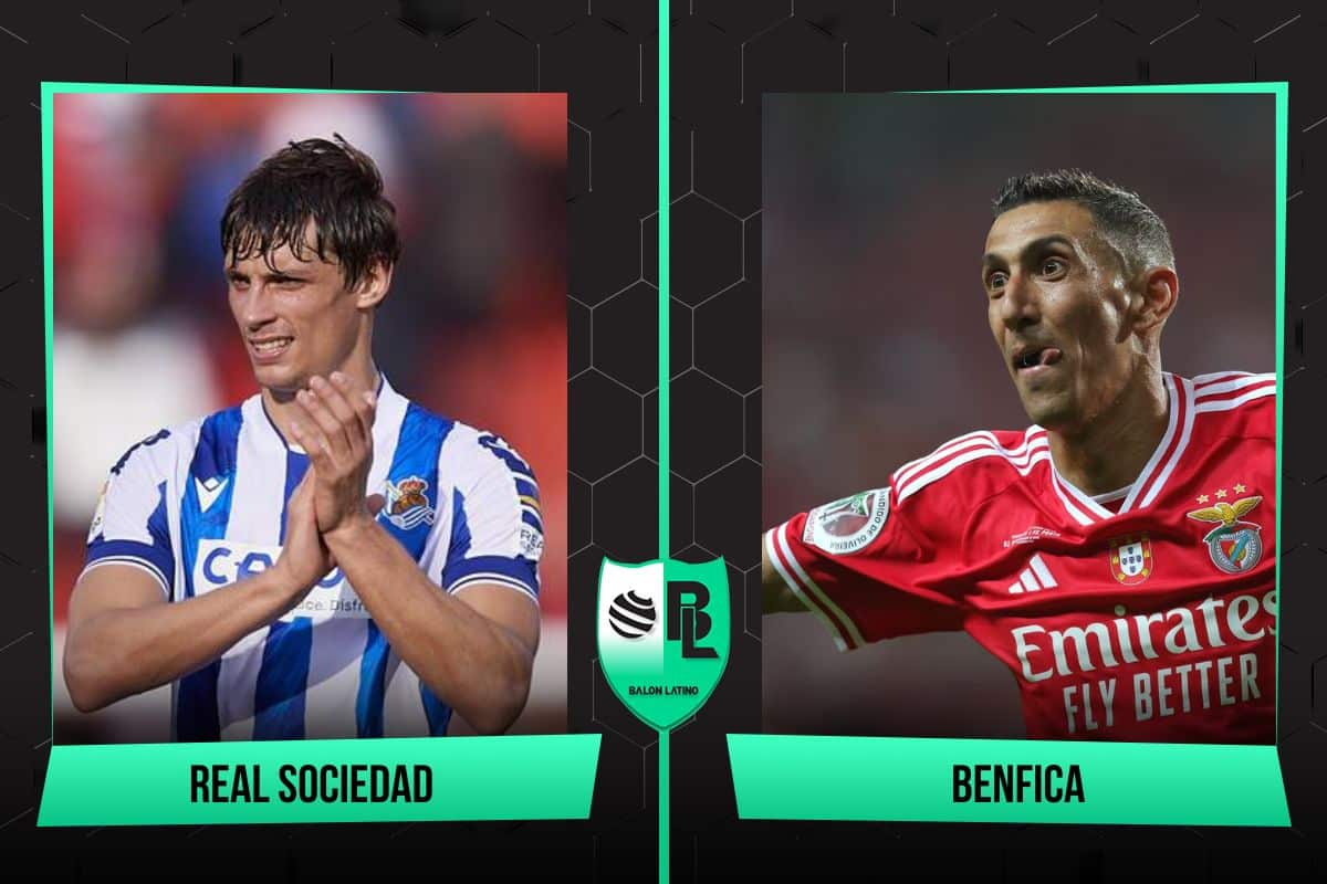 Alineaciones de Real Sociedad vs Benfica