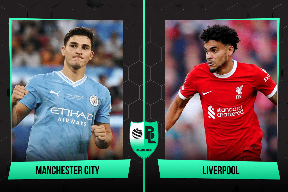 Alineaciones de Manchester City vs. Liverpool
