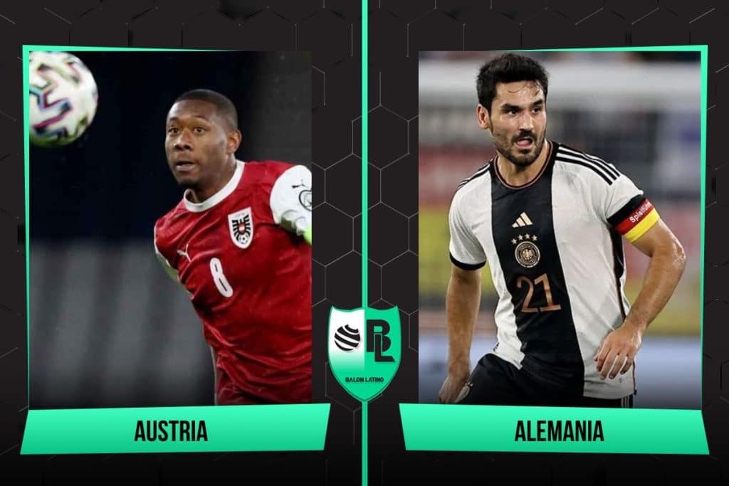 Alineaciones de Austria vs Alemania