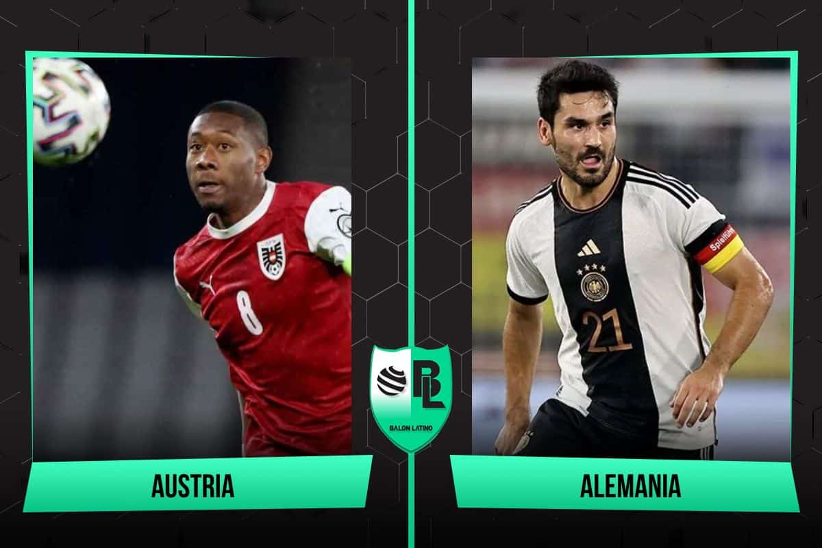Alineaciones de Austria vs Alemania