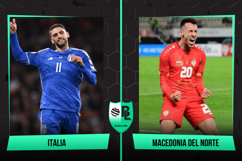 Alineaciones de Italia vs Macedonia del Norte