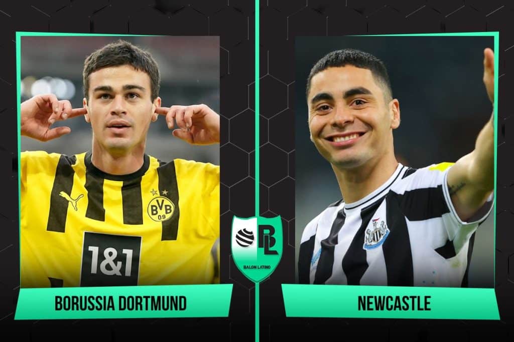 Alineaciones de Borussia Dortmund vs Newcastle