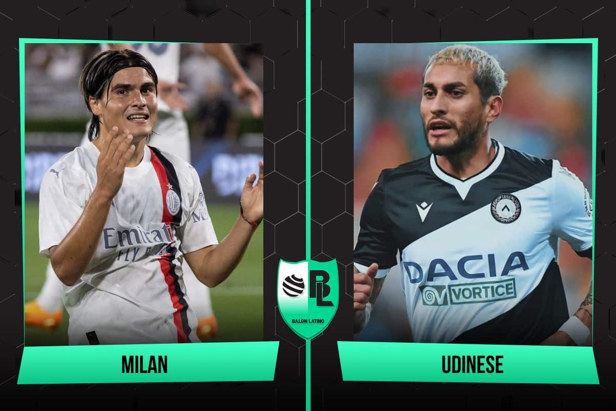 Alineaciones de Milan vs Udinese