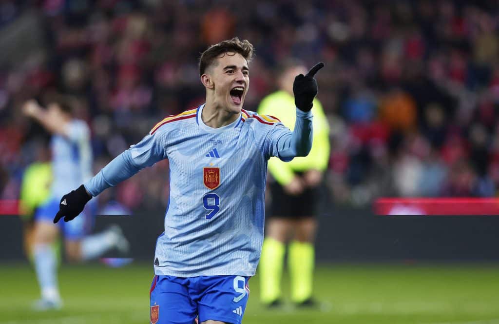 Gavi con la Selección España | Cortesía: Icon Sport