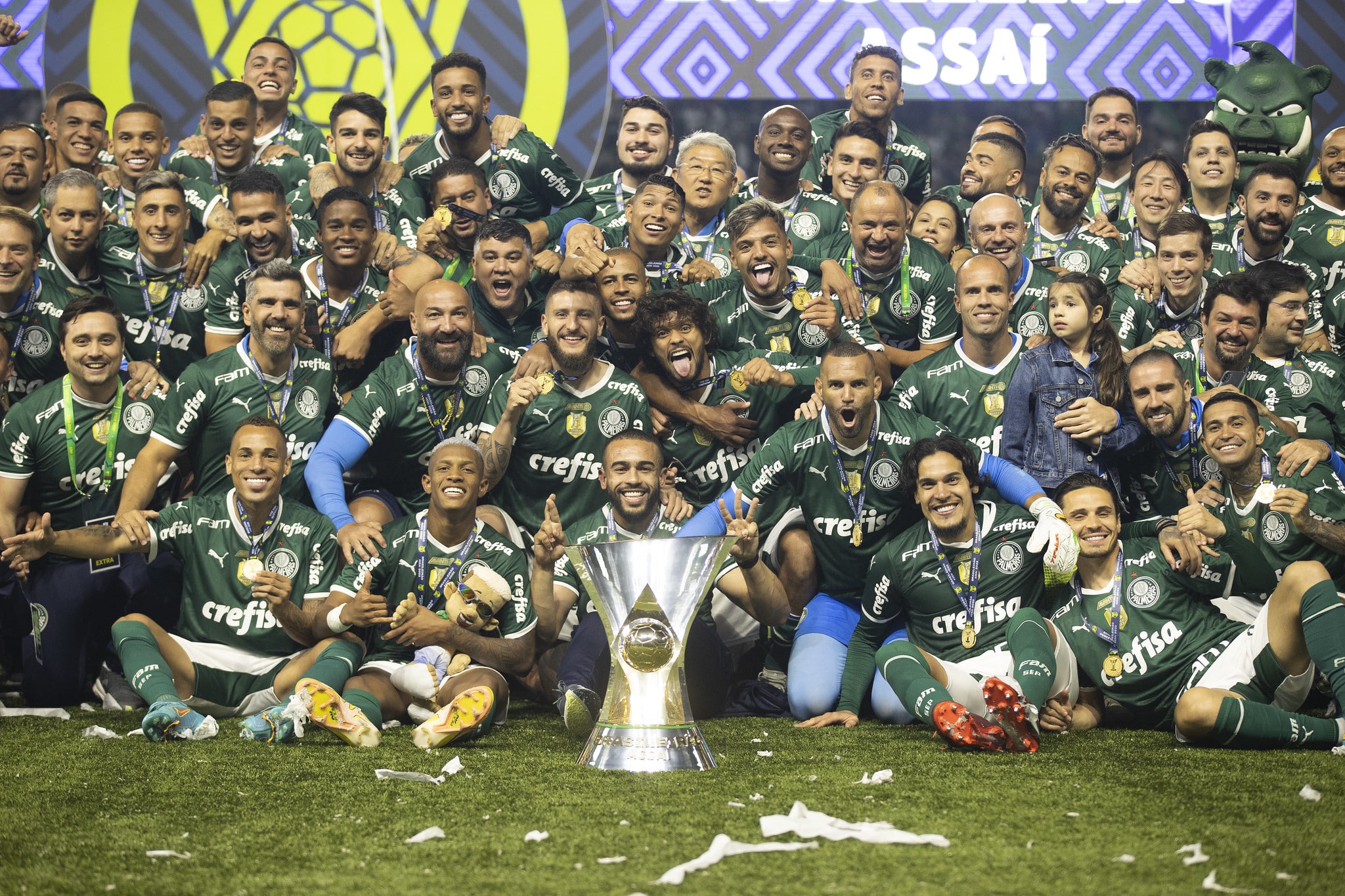 Palmeiras, campe&oacute;n del f&uacute;tbol brasile&ntilde;o | Cortes&iacute;a: Agencia Esporte