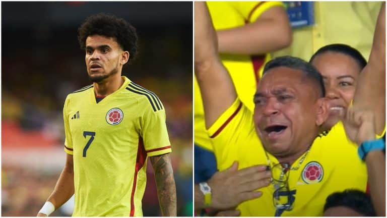 El padre de Luis D&iacute;az, entre l&aacute;grimas, celebr&oacute; el doblete de su hijo que le permiti&oacute; la remontada a Colombia ante Brasil