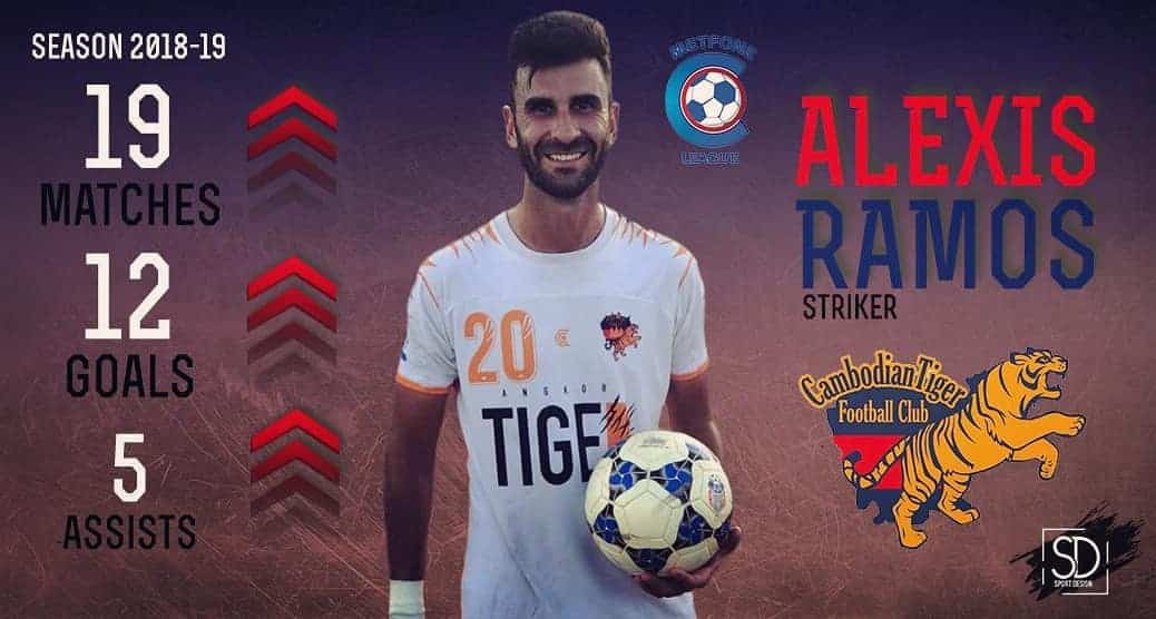 Alexis Ramos, el goleador argentino que "rugió" en el fútbol camboyano