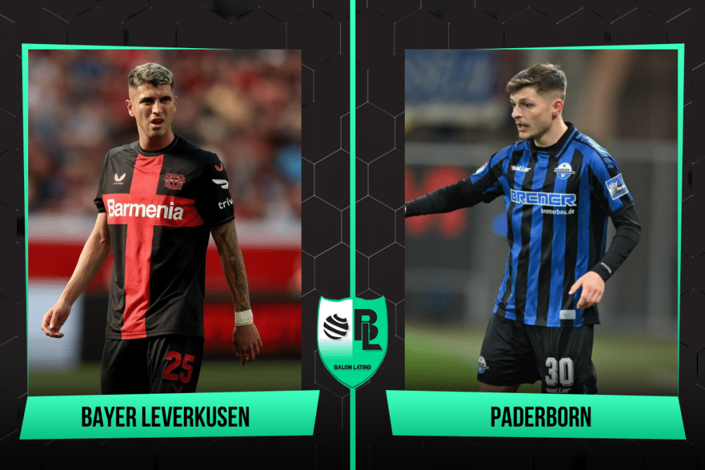 Alineaciones de Bayer Leverkusen vs. Paderborn