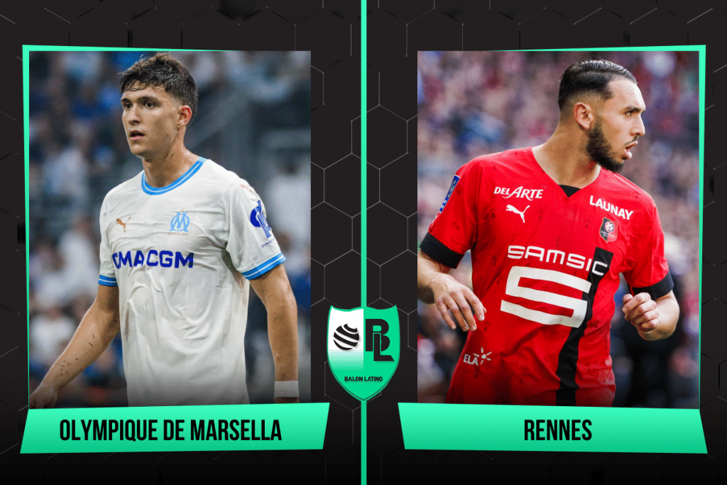 Alineaciones de Olympique de Marsella vs. Rennes