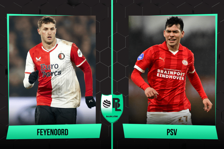 &iquest;Juega Santiago Gim&eacute;nez? Alineaciones de Feyenoord vs. PSV (03/12/23), por la fecha 14 de la Eredivisie: horario y TV