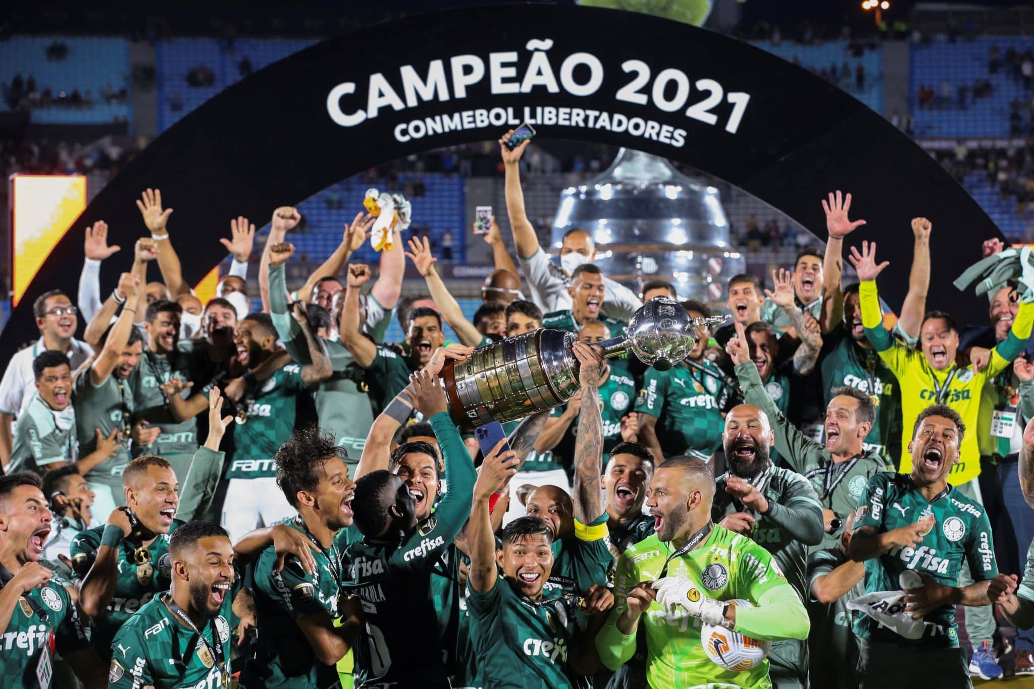 Palmeiras con el t&iacute;tulo de la Libertadores 2021