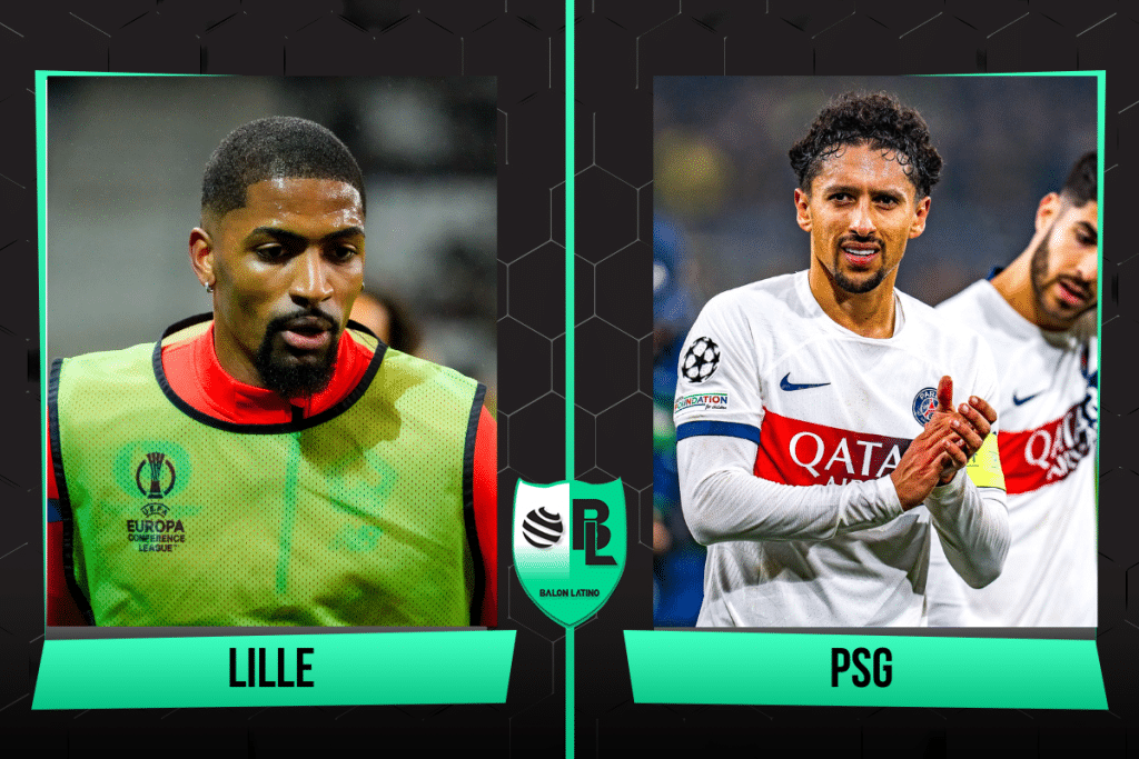 Posibles alineaciones de Lille vs PSG | Creaci&oacute;n: Bal&oacute;n Latino