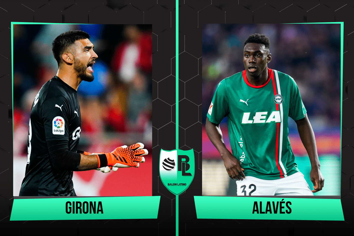Posibles alineaciones de Girona vs Alav&eacute;s en LaLiga | Creaci&oacute;n: Bal&oacute;n Latino
