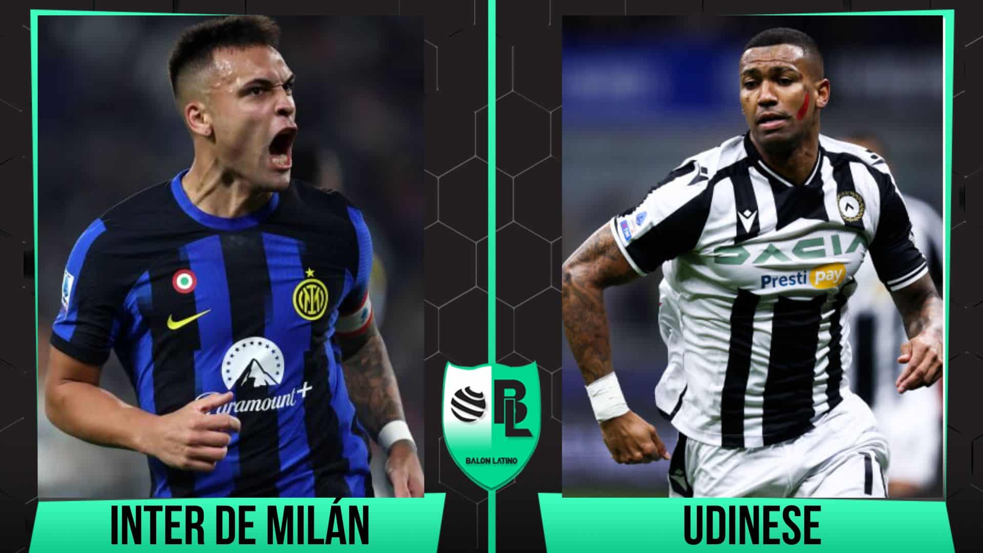 Alineaciones Inter de Milán vs Udinese