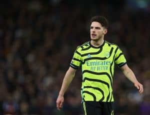 Declan Rice en la Champions League