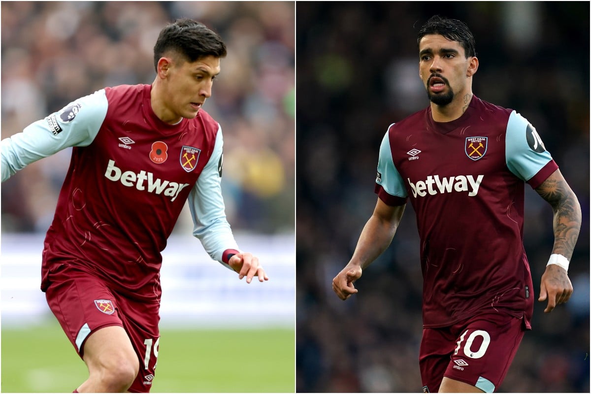 West Ham Edson &Aacute;lvarez Lucas Paquet&aacute; 2023 | Cortes&iacute;a: Icon Sport