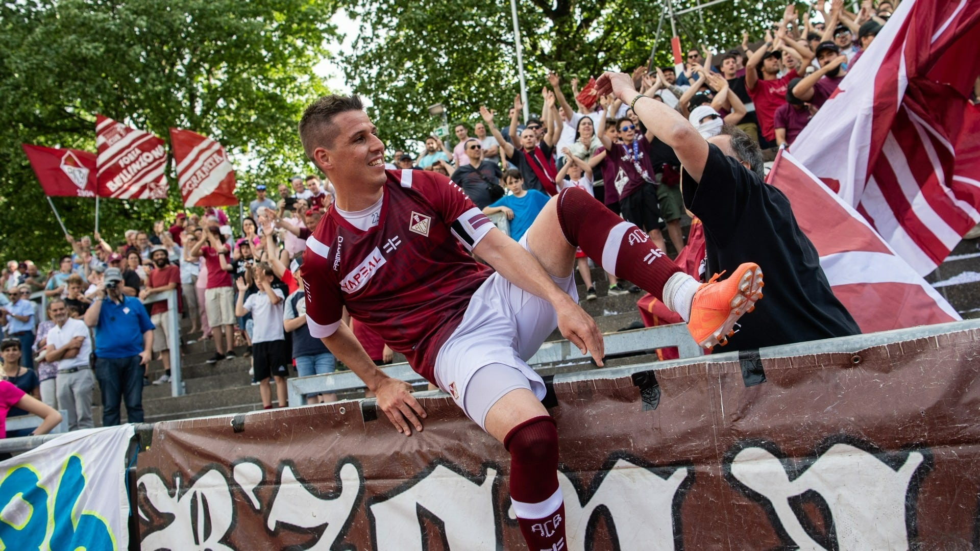 Gast&oacute;n Magnetti, el m&aacute;ximo goleador hist&oacute;rico del AC Bellinzona que sigue vigente en el ascenso suizo