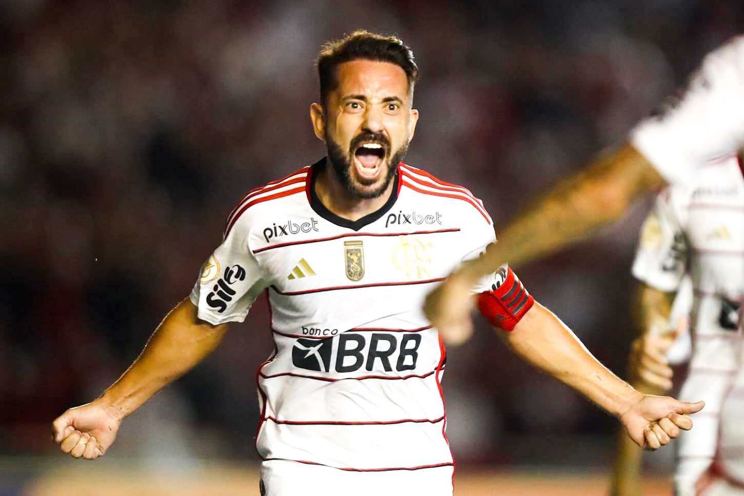 Everton Ribeiro en el Flamengo.