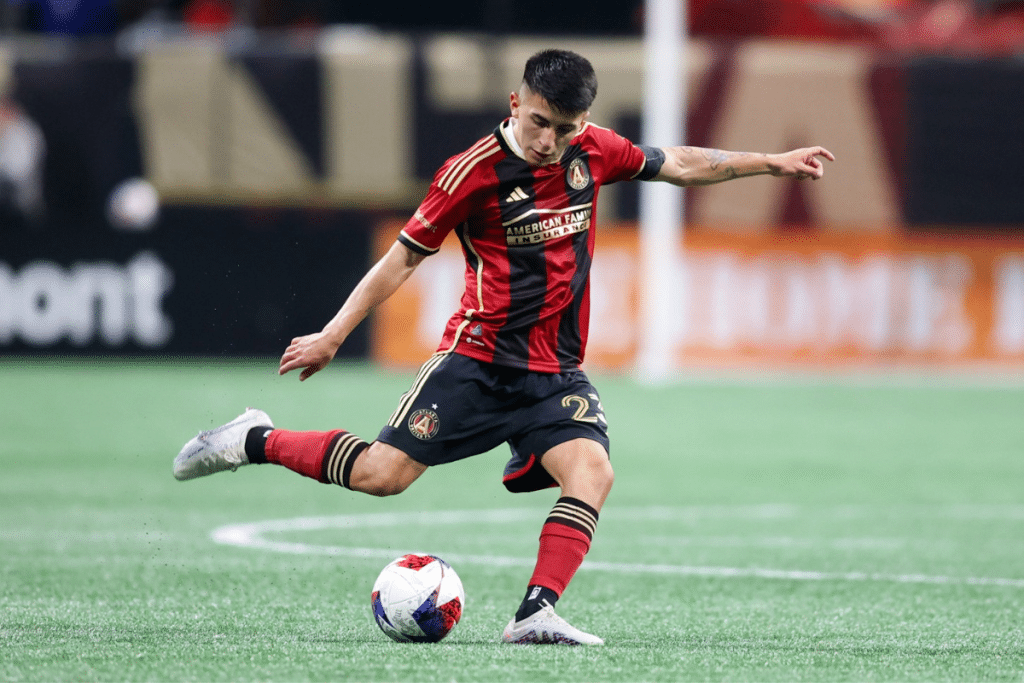 Thiago Almada con el Atlanta United de la MLS