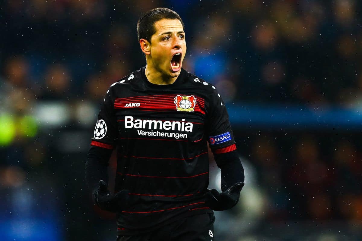 Chicharito Hern&aacute;ndez en el Bayer Leverkusen