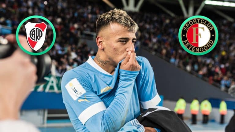 Luciano Rodr&iacute;guez, el campe&oacute;n de Uruguay que se PERDI&Oacute; River y que ser&aacute; COMPETENCIA para Santiago Gim&eacute;nez en Feyenoord