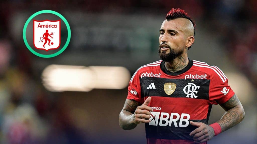 Arturo Vidal en el Am&eacute;rica de Cali