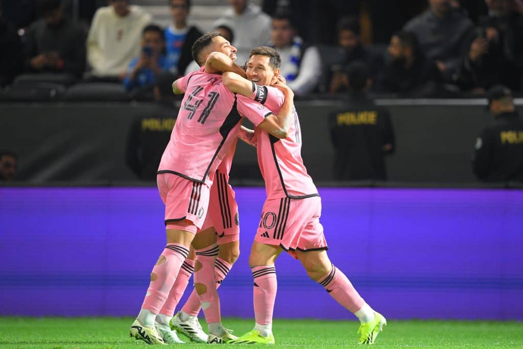 Lionel Messi marc&oacute; su primer gol en 2024: lo hizo en Riyadh, Arabia Saudita, en la ca&iacute;da frente a Al-Hilal en el Kingdom Arena. Foto: Icon Sport