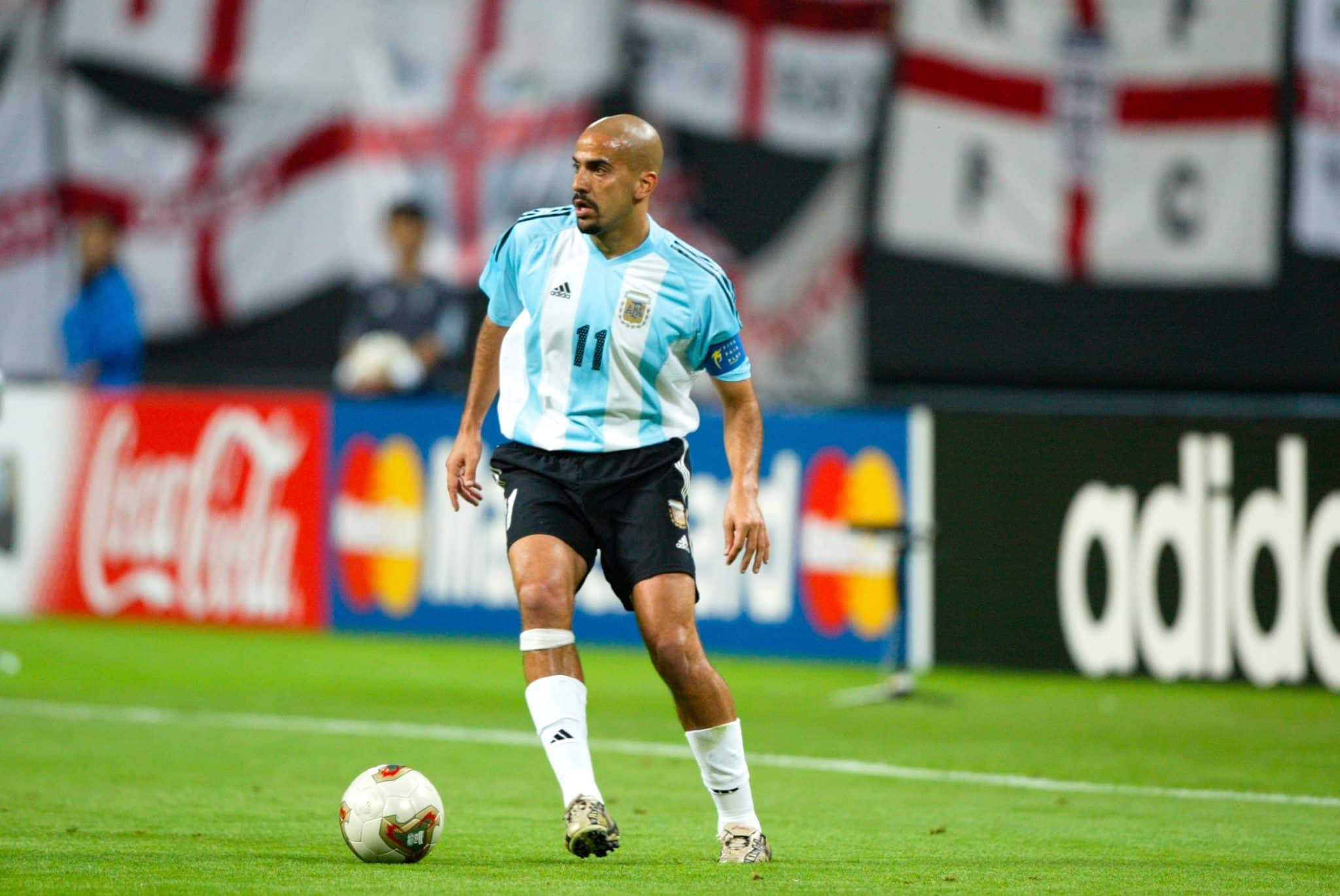 Juan Sebastian Veron, Argentina, durante la Copa del Mundo 2002 contra Inglaterra / IconSport