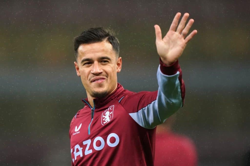 Coutinho con el Aston Villa