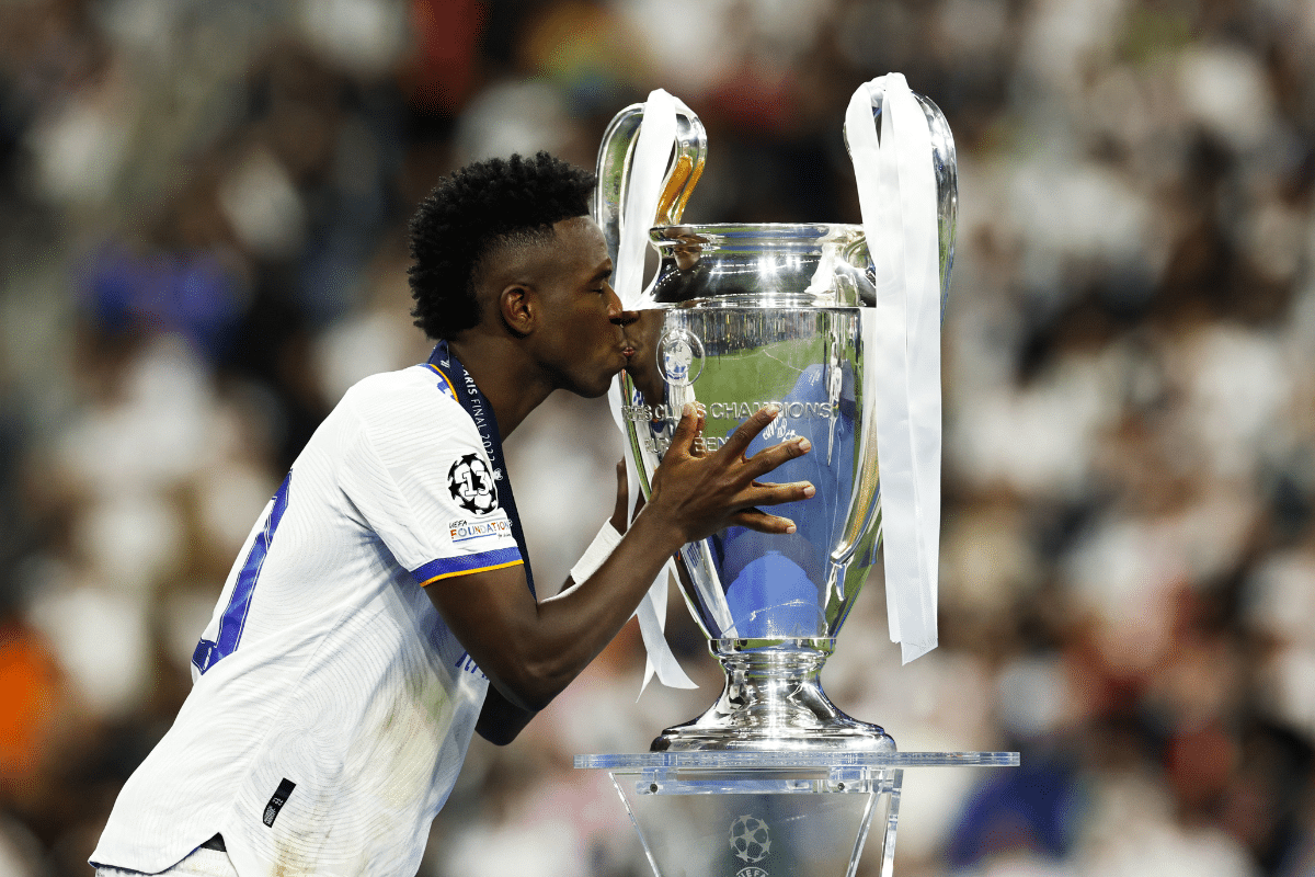 Vin&iacute;cius J&uacute;nior Champions League Real Madrid