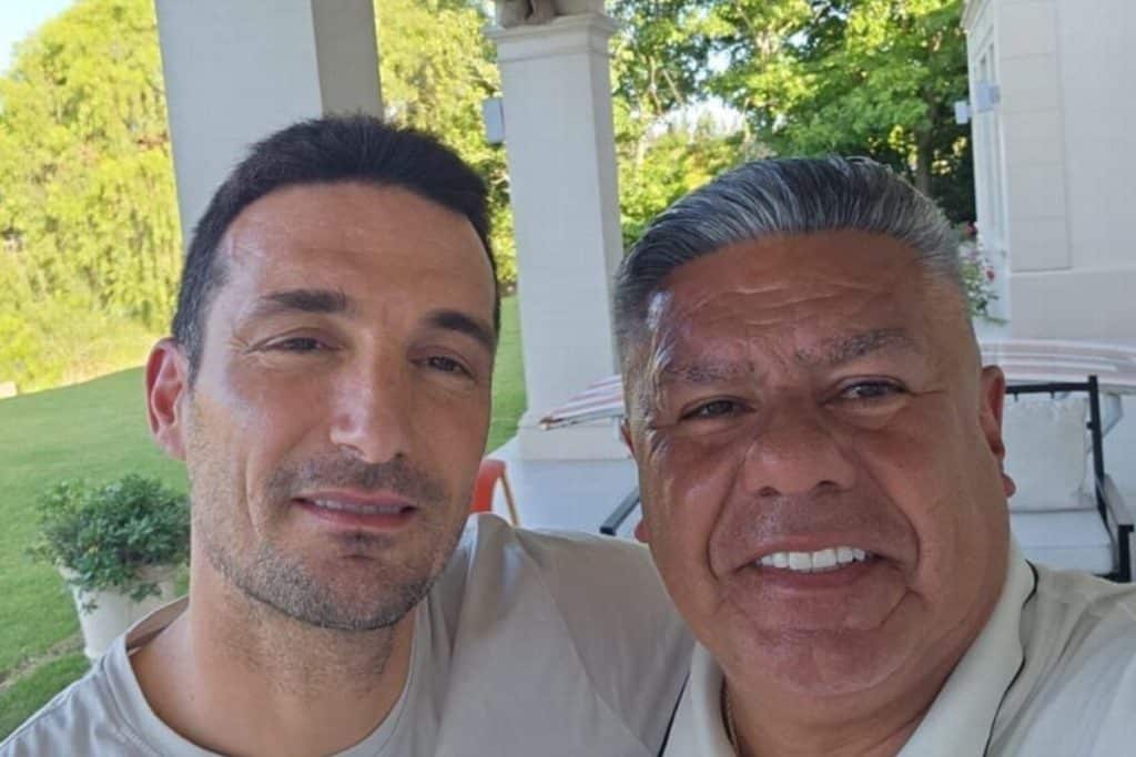 Reuni&oacute;n Lionel Scaloni y Chiquit Tapia | Cortes&iacute;a: Instagram