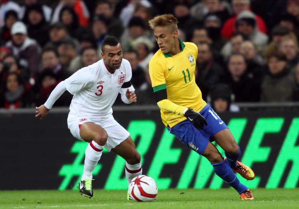 Selecci&oacute;n Brasil contra Inglaterra