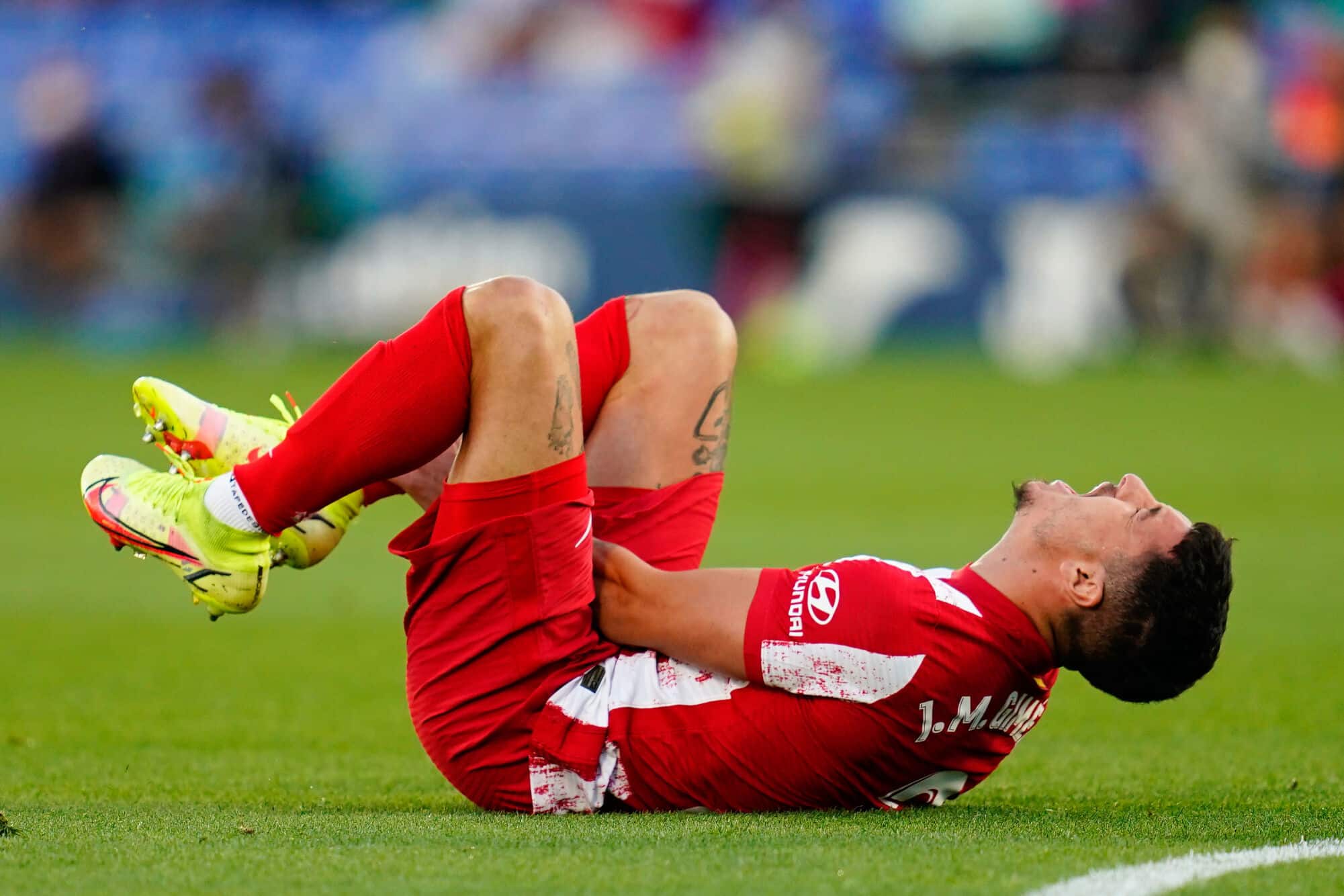 &iexcl;Ya son 31 con el Atl&eacute;tico Madrid! El interminable calvario de Jos&eacute; Mar&iacute;a Gim&eacute;nez con las lesiones