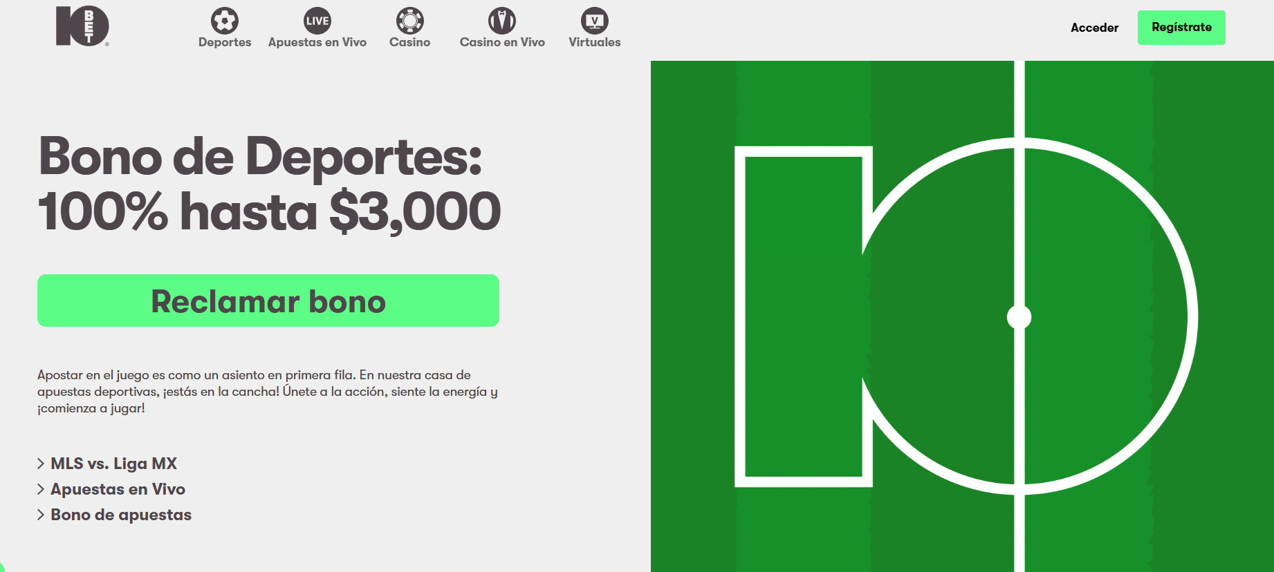 codigo promocional 10bet mexico