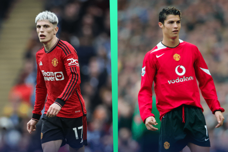 Alejandro Garnacho vs. Cristiano Ronaldo: los datos que reflejan un MAYOR IMPACTO del argentino en el Manchester United