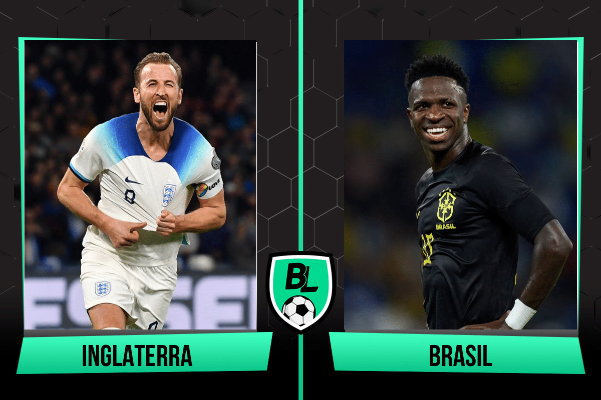 Alineaci&oacute;n de Inglaterra vs. Brasil