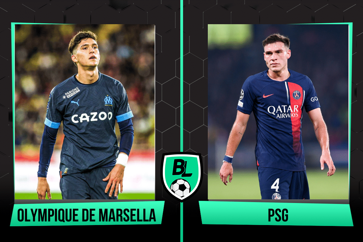 Alineación de Olympique de Marsella vs. PSG
