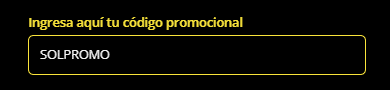 CÓDIGO PROMOCIONAL SOLBET