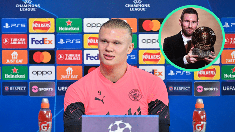 Haaland encontr&oacute; la f&oacute;rmula para destronar a Lionel Messi