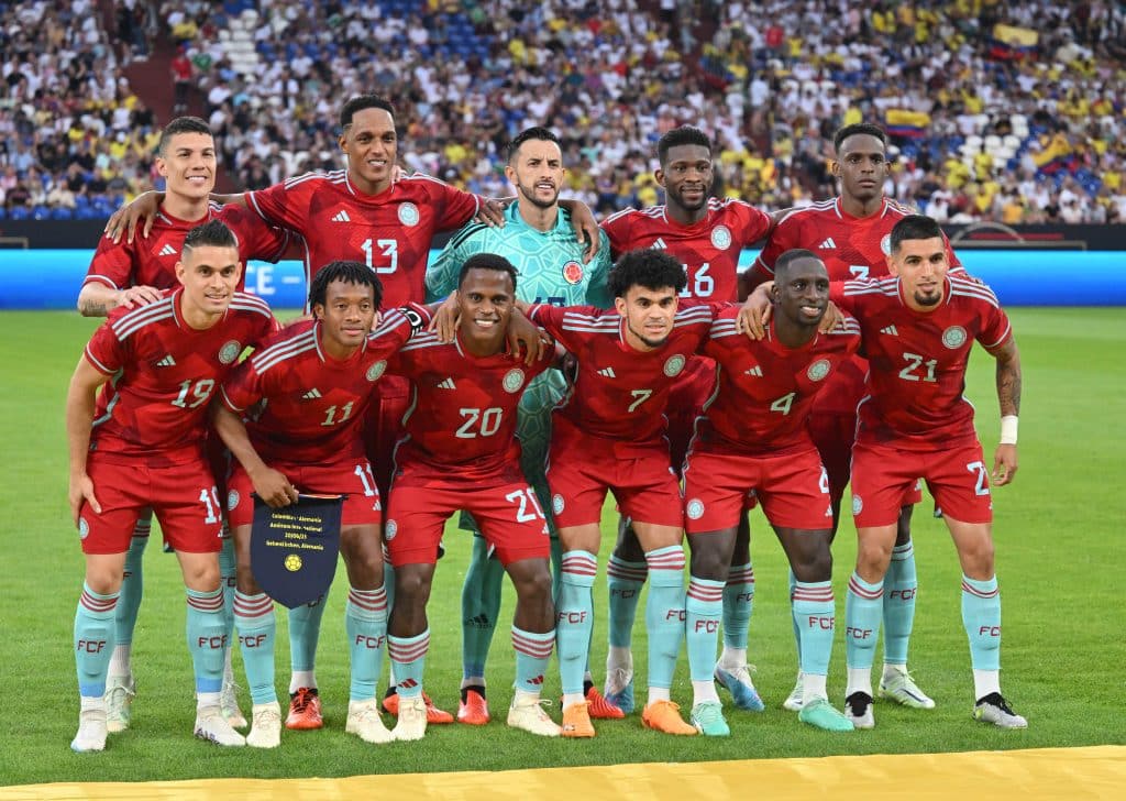 N&Eacute;STOR LORENZO con la Selecci&oacute;n Colombia