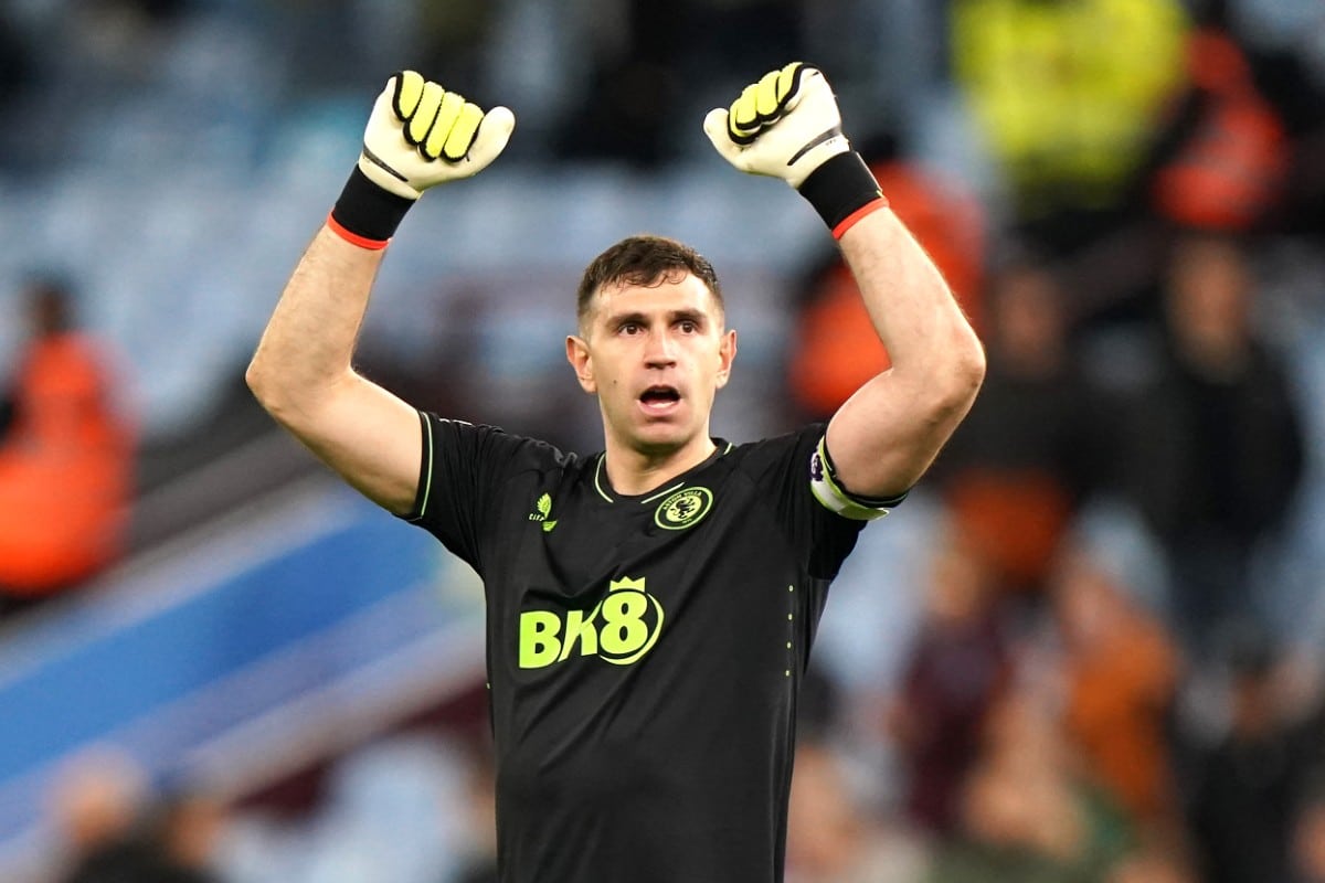 Dibu Mart&iacute;nez Aston Villa 2024 | Cortes&iacute;a: Icon Sport