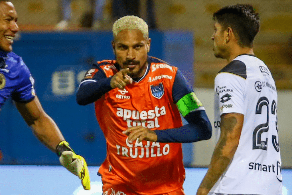 Paolo Guerrero en C&eacute;sar Vallejo