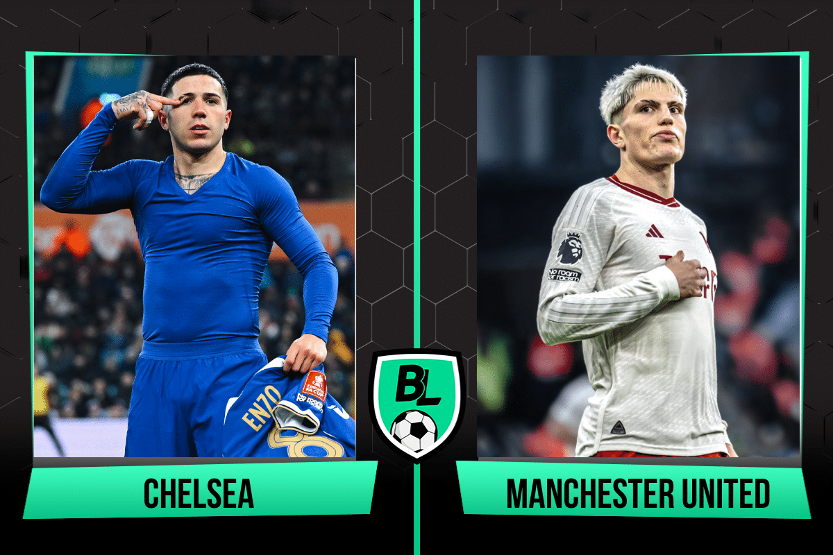 Alineaci&oacute;n de Chelsea vs. Manchester United