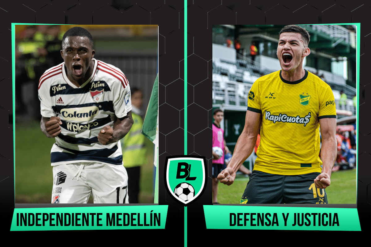 Alineaci&oacute;n de Independiente Medell&iacute;n vs. Defensa y Justicia