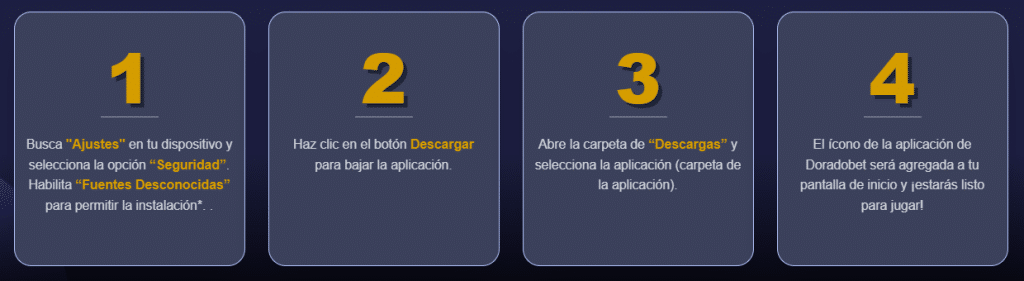 Doradobet app
